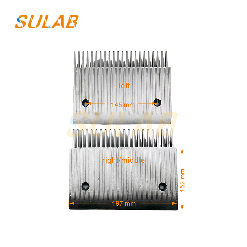Schindler Aluminum Alloy Comb Plate for Escalators and Walkways with 22 Teeth Model DAW-A305004N