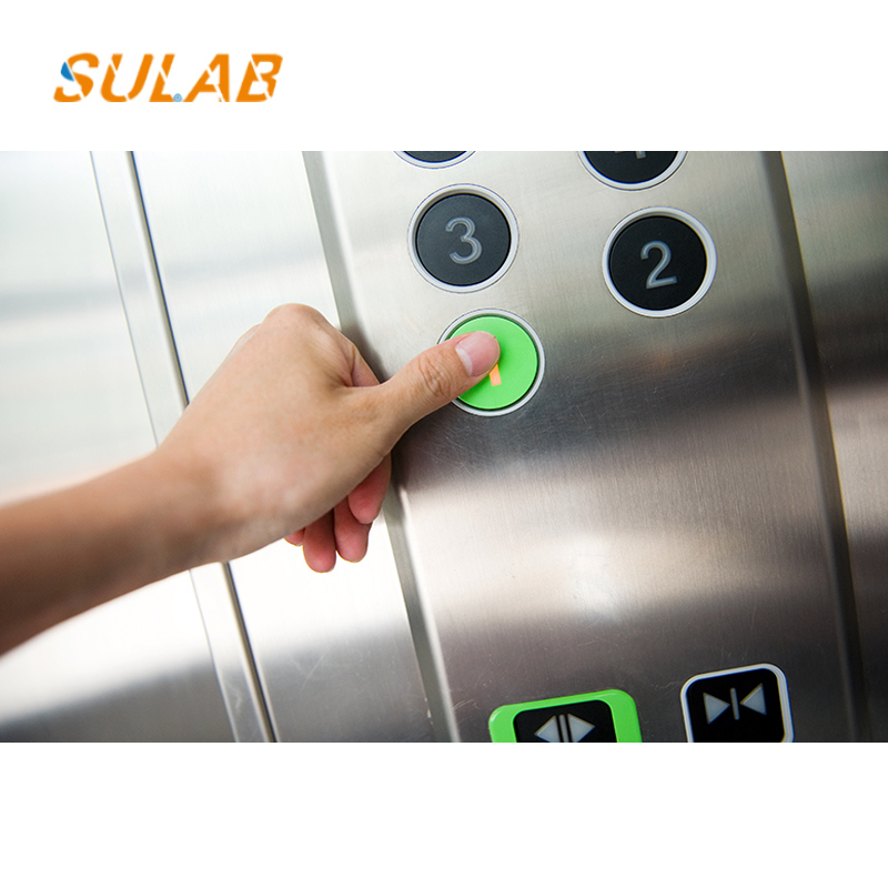 Original Replacement Elevator Switch Button Bst Button Braille Elevator Button Elevator Round Button With Braille Blue Light Elevator Accessories A4n18639