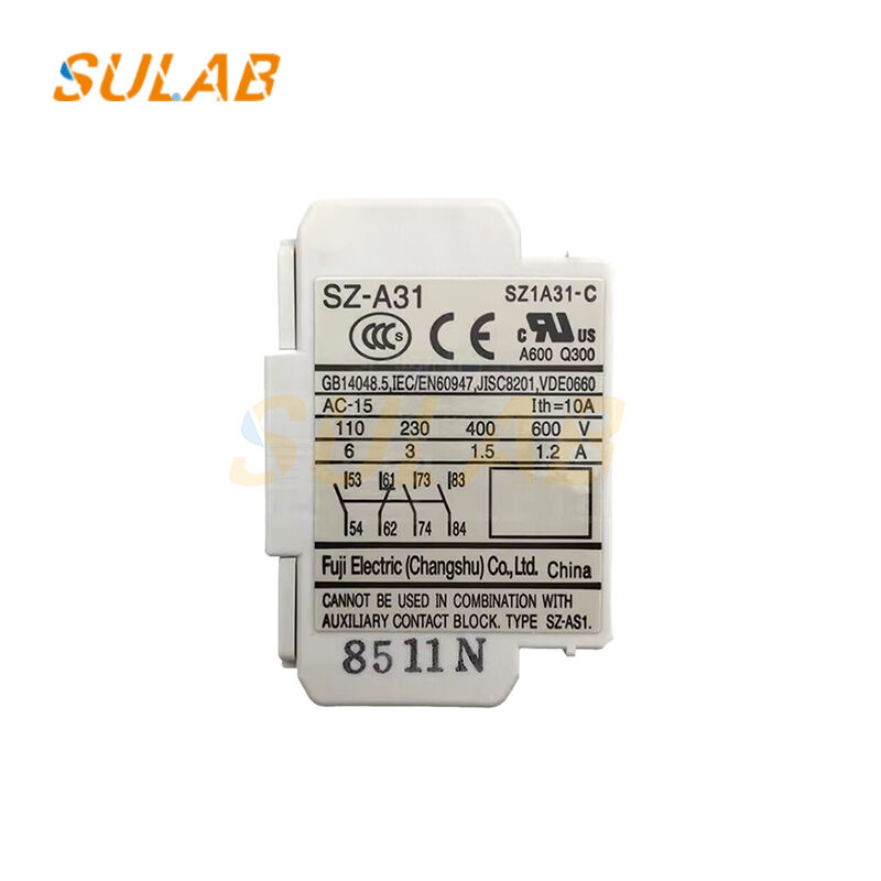  Elevator Auxiliary Contactor Elevator AC Contactor Elevator Accessories Auxiliary Contact Block SZ-A31
