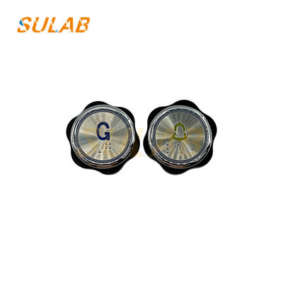 Accessoires d'ascenseur pour aveugles universels JA-19 Bouton Spot Nouveau remplacement 32mm 33mm tout compris Lumière bleue Rouge Blanc Orange