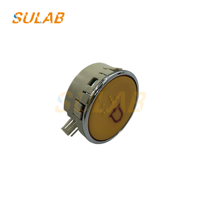 Bouton de commande d'ascenseur rond LG SIGM* AK-29B 30mm en acier inoxydable