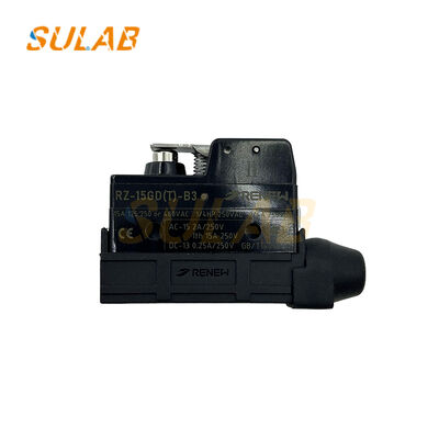 Commutateur de frein de protection thermique avec contact SPDT et coque en plastique phénolique pour les pièces d'ascenseur