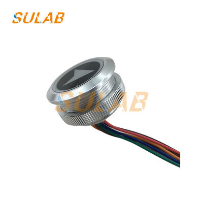 Bouton d'ascenseur personnalisé imperméable au contact pour un contrôle hygiénique et sûr de l'ascenseur