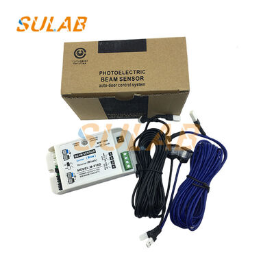 Sensor à faisceau infrarouge de sécurité photocellulaire d'ascenseur M-218D d'origine avec commutation simple/double faisceau et système anti-coupure de contrôle micro-ordinateur