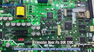 Réparation du contrôle de porte d'ascenseur Mitsubishi DOR120C GPS-III