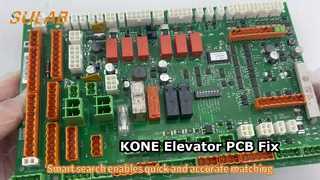 KONE KM51070314G11 LCECCBN2e carte PCB de dessus de voiture d'ascenseur panneau de commande de toit de voiture carte de Circuit imprimé remplacer