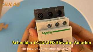 Schneider LC1D32FD contacteur de puissance 3 pôles 32A 110VDC bobine 1NO + 1NC Aux pour armoire de commande d'ascenseur S