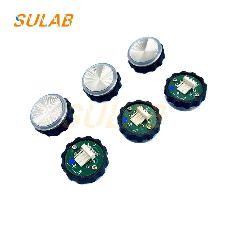 Elevator Accessories OTIS Original Stainless Steel Round Button Hairline Mirrored Rose Gold Buttons BR27C