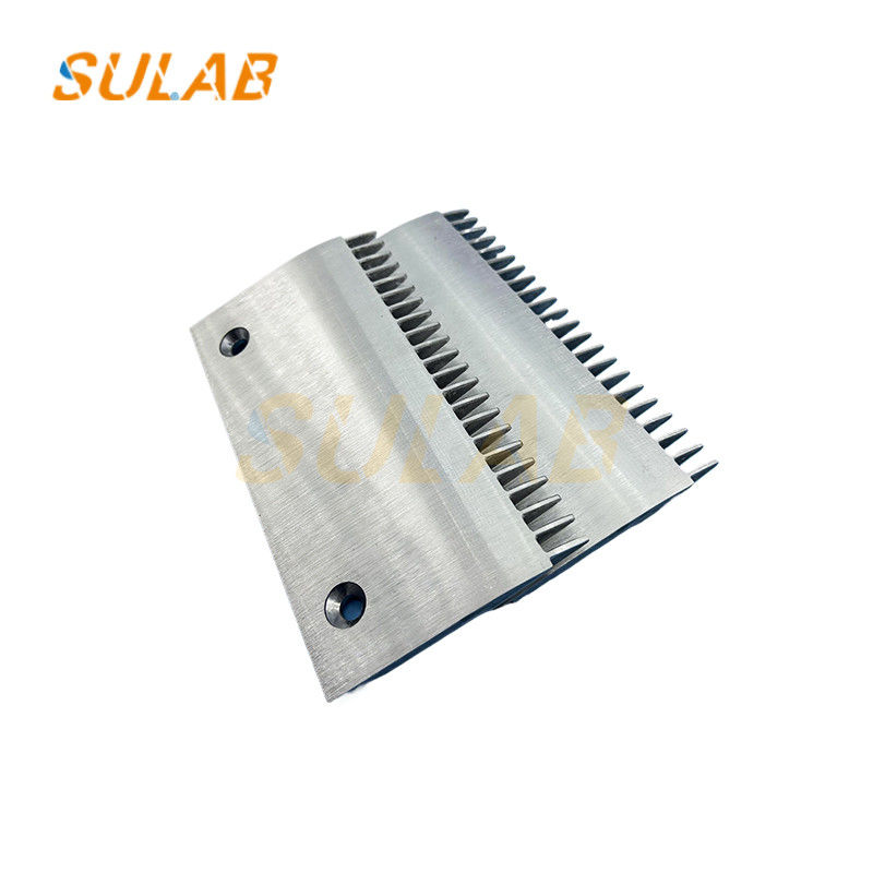 Escalator Sidewalk Aluminum Alloy Comb Plate 22 Teeth Escalator Parts
