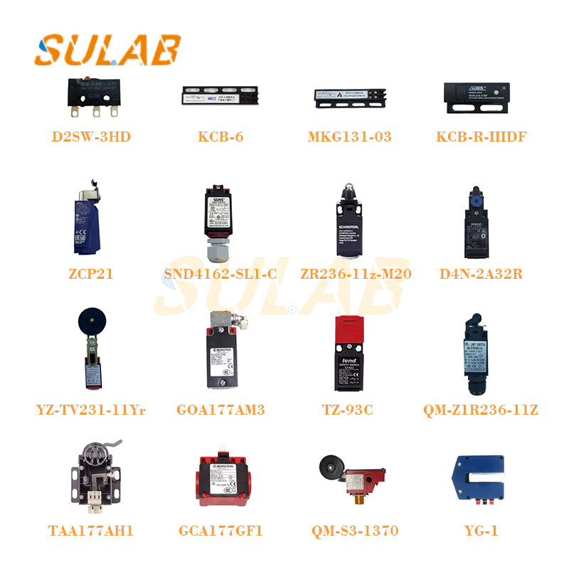 IP67-Rated Elevator Brake Limit Switch with 1NC + 1NO Contact Configuration Compliant with EN 81 and ASME A17.1