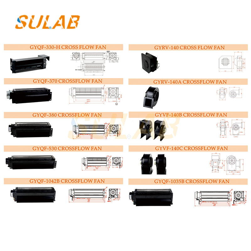 German-imported 4650N-465 230V 48V DC Axial Cooling Fan for Elevator and Industrial Equipment