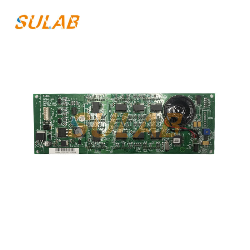 Original KONE Elevator Door Lintel Display Panel With Clock SOLDER-SIDE KM863270G02