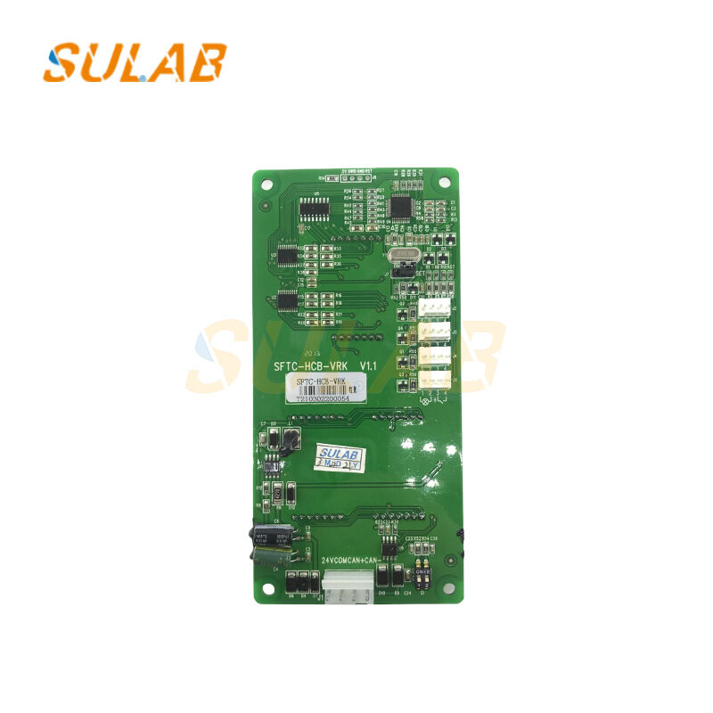 SFTC-HCB-VRK Elevator Hall Call Display Board with CAN Bus Communication Floor Display and Fault Code for STEP Elevator