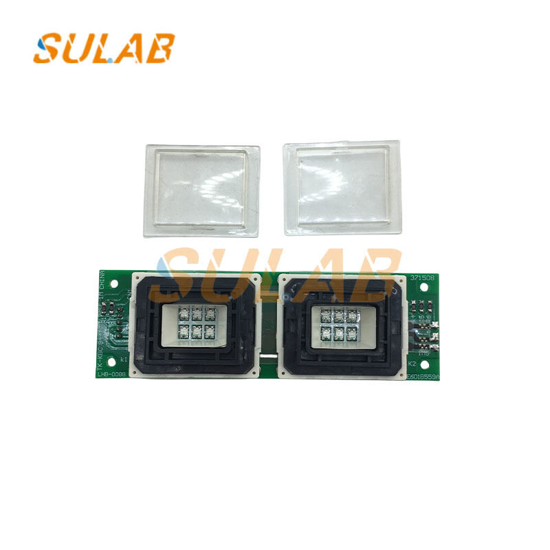 MITSUBISHI Elevator Square Push Button with Silver Alloy Contacts & LED Indication for GPS-II Series LHB-008B
