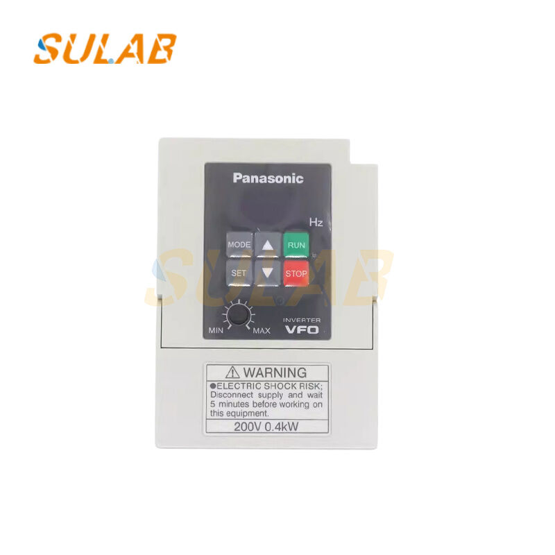 Panasonic BFV00042GK VFO Series 0.4kW 220V Inverter with PWM V/F Control for Elevator Door Operator Speed Controller