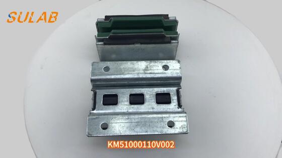 Patins de guidage coulissants Kone pour ascenseur avec patin en polymère à faible friction et cadre en acier zingué pour rails de 9 mm/10 mm/16 mm