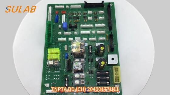 Hyundai Elevator PCB TNP7A BD (CH) 20400177H11 – Carte de relais d'armoire de commande avec contacts plaqués or et substrat FR-4 ignifuge pour une tension d'entrée de 12 VDC ±5 %