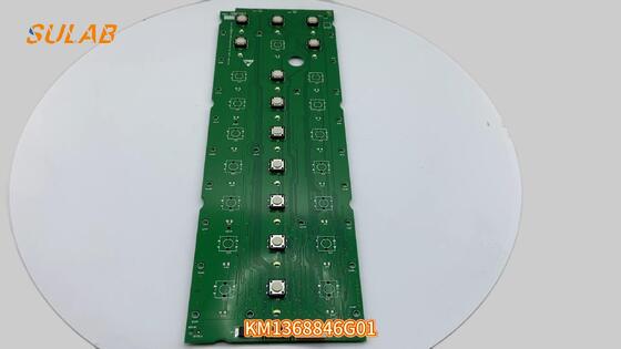 Panneau de bouton d'ascenseur KONE avec compatibilité KONE authentique éclairage LED intégré et conformité braille