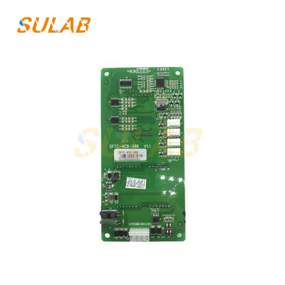 Tableau d'affichage d'appel du hall d'ascenseur SFTC-HCB-VRK avec affichage du sol de communication CAN bus et code de défaut pour l'ascenseur STEP