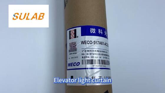 WECO – rideau lumineux d'ascenseur pour porte de voiture, Protection de sécurité anti-pincement, pièce de rechange WECO 917A61-AC220V