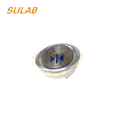 Bouton d'ascenseur MTD331 bouton d'appel à rétroéclairage à LED ronde avec plaque d'acier inoxydable et conception de connecteur branchable